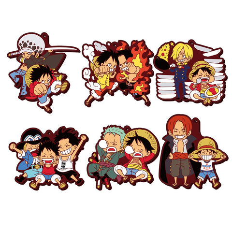 Rubber Mascots Buddy-Colle: ONE PIECE Luffy Special! (Resale)