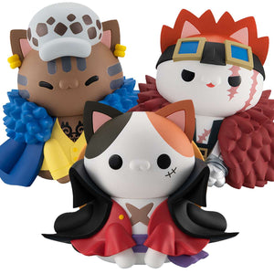 MEGA CAT PROJECT ONE PIECE: The Big NYAN PIECE series (Monkey D. Luffy/Trafalgar Law/Eustass Kid)