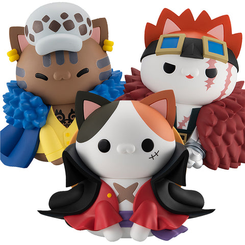 MEGA CAT PROJECT ONE PIECE: The Big NYAN PIECE series (Monkey D. Luffy/Trafalgar Law/Eustass Kid)