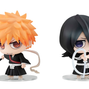 ChimiMega Buddy Series!: BLEACH - Ichigo Kurosaki & Rukia Kuchiki Soul Reaper Set