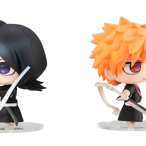 ChimiMega Buddy Series!: BLEACH - Ichigo Kurosaki & Rukia Kuchiki Soul Reaper Set