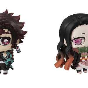ChimiMega Buddy Series!: Demon Slayer: Kimetsu no Yaiba - Tanjiro Kamado & Nezuko Kamado Close Siblings Set (Resale)