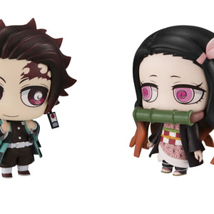 ChimiMega Buddy Series!: Demon Slayer: Kimetsu no Yaiba - Tanjiro Kamado & Nezuko Kamado Close Siblings Set (Resale)