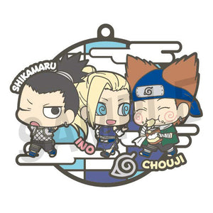 Rubber Mascots Buddy-Colle Naruto Shippuden: Three Man Squad Edition (Resale)