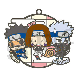Rubber Mascots Buddy-Colle Naruto Shippuden: Three Man Squad Edition (Resale)