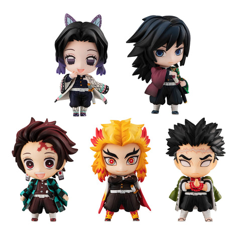 Demon Slayer: Kimetsu no Yaiba - Tanjiro and Hashira Mascot Set A