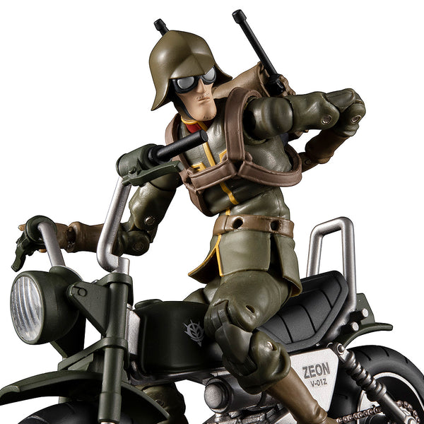 G.M.G. (Gundam Military Generation): Mobile Suit Gundam - Zeon Army 08 V-SP: Standard Infantry & Zeon Infantry Motorbike