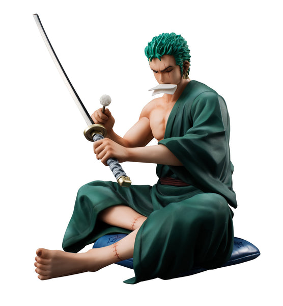 BANDAI - ONE PIECE Portrait.Of.Pirates ロロノア・ゾロ Rorona Zoro Figure - Portrait Of Pirates - Solaris Japan