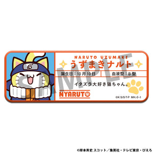 MEGA CAT PROJECT: Naruto - NYARUTO! Name Badge Collection