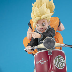 DESKTOP REAL McCOY EX: Dragon Ball Z - Super Saiyan Goku, Super Saiyan Gohan & Motorbike