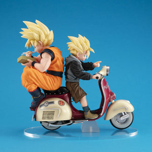 DESKTOP REAL McCOY EX: Dragon Ball Z - Super Saiyan Goku, Super Saiyan Gohan & Motorbike