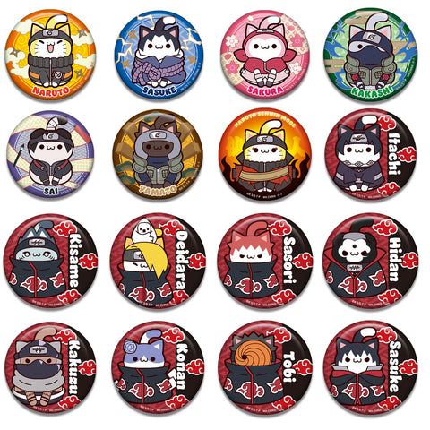 MEGA CAT PROJECT: Naruto Shippuden - Nyaruto! Can Badge Collection 2