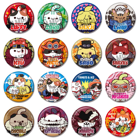 MEGA CAT PROJECT: ONE PIECE – NYAN PIECE NYAN! Tin Badge Collection