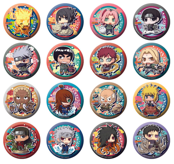 Tin Badge Collection: Naruto Shippuden - Shinobi World War Edition (Resale)