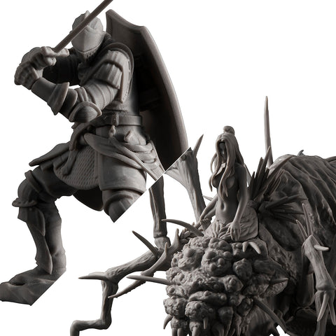 Game Piece Collection: DARK SOULS - Senior Knight & Chaos Witch Quelaag