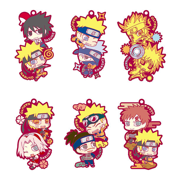 NARUTO☆マスコットストラップ&ラバスト☆ ラバーストラップ(SD) A