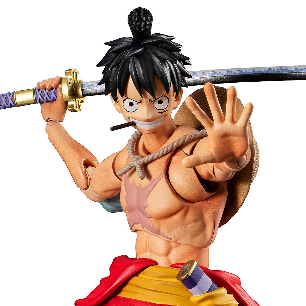 Bandai Anime Heroes - Pick Your Favorite One Piece Hero: Monkey D Luffy  with 2 My Outlet Mall Stickers (Monkey D Luffy)